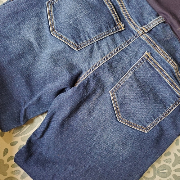 A•glow Dark Wash Maternity Jegging - Picture 2 of 2